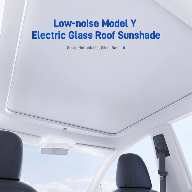 Torann Íseal Samhail Y Electric Glass Roof Scáthú Gréine